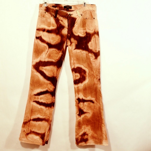 Custom Acid Wash Pants Corduroy Tiger 